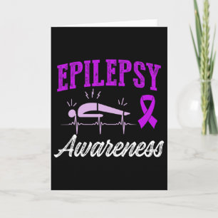 Cartão Conscientização da Epilepsia Guerreiro Epilético S