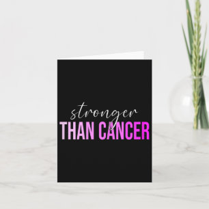 Cartão Conscientização sobre o cancro da mama Than Cancer