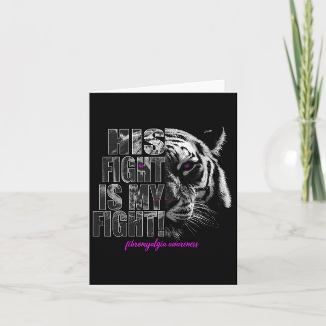 Cartão Conscientização Sua Luta É Minha Luta 1 (Frente)