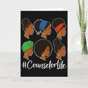 Cartão Conselheiro de Vida - Mês da História Negra Presen