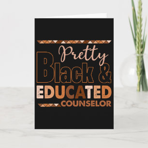 Cartão Conselheiro Preto Bonito e Educado História Negra
