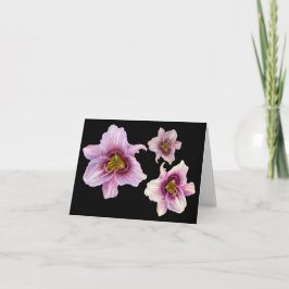 Cartão Conselhos de Três Lillies Tiger