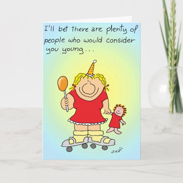 Cartão Consider You Young (Frente)