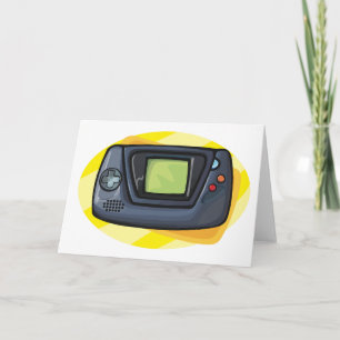 Cartão Console de Jogo Portátil Retro dos Anos 90 Gamer