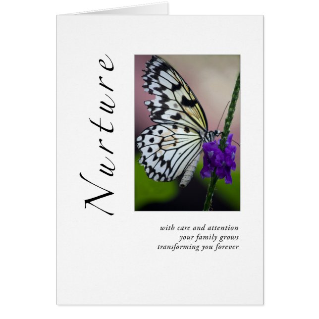 Cartão Consolide a família da borboleta (Frente)
