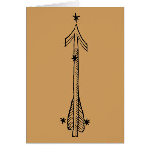 Cartão Constelação: Sagitta