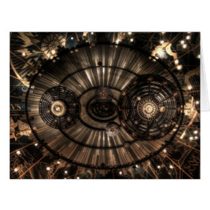 Cartão Constelações Mecânicas Steampunk Zodiac