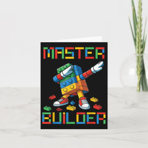 Cartão Construção de Blocos de Dabbing de Teto do Master