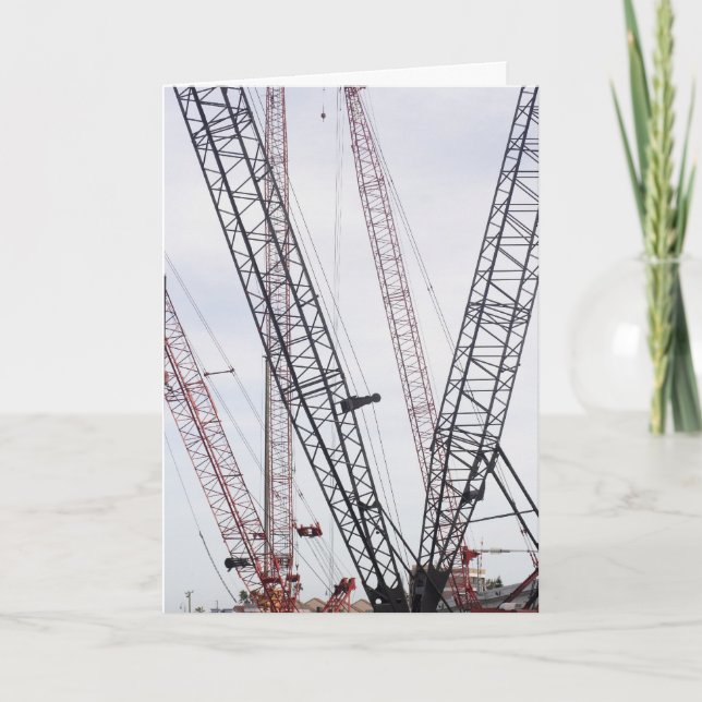 Cartão Construction Birthday card (Frente)