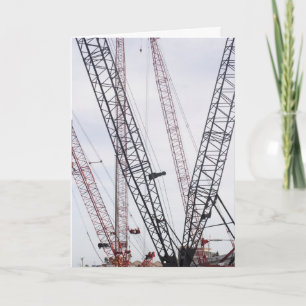 Cartão Construction Birthday Card
