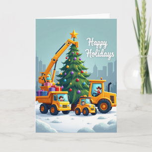 Cartão Construindo um Natal Feliz