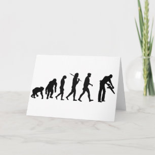 Cartão Construtor de madeira carpinteiro