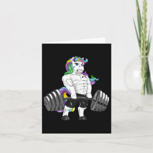 Cartão Construtor de Pormenores do Unicorn Gym Powerlifte