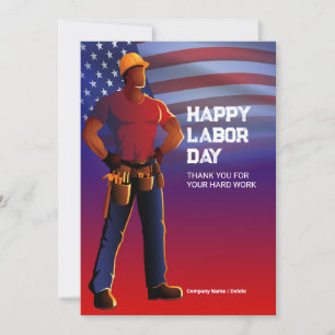 Cartão Construtor e Saudação à Bandeira Americana