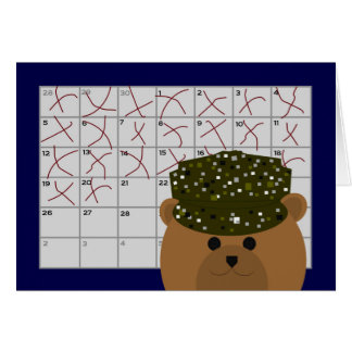 Cartão Contagem para baixo a vê-lo outra vez serviço