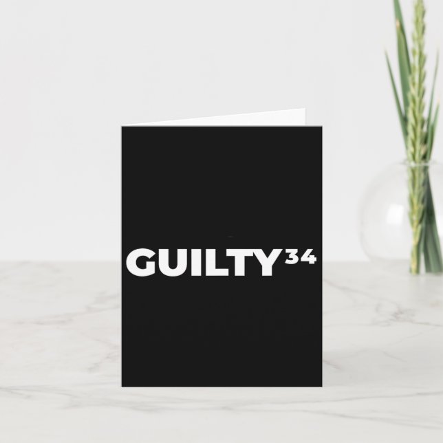 Cartão Contagens &#; Culpadas (Frente)