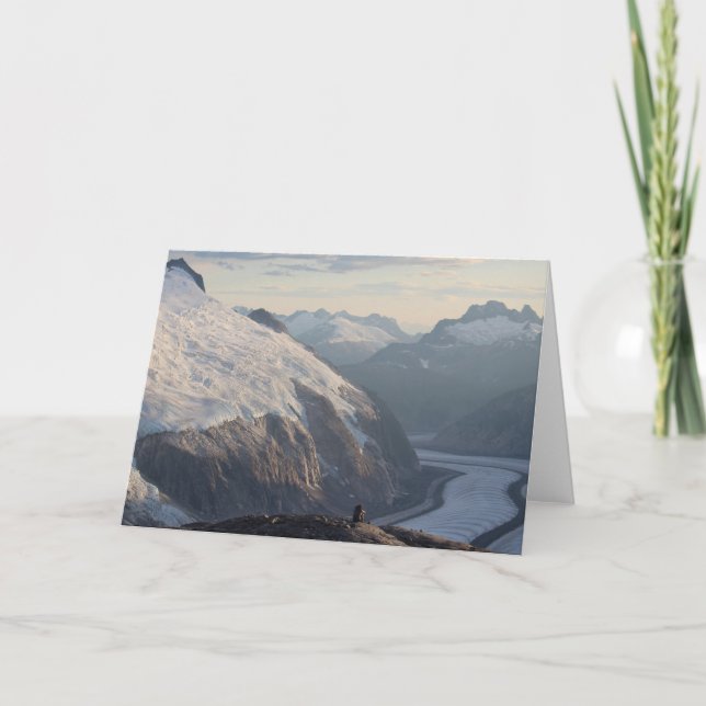 Cartão Contemplating the Big Picture by the Gilkey Trench (Frente)