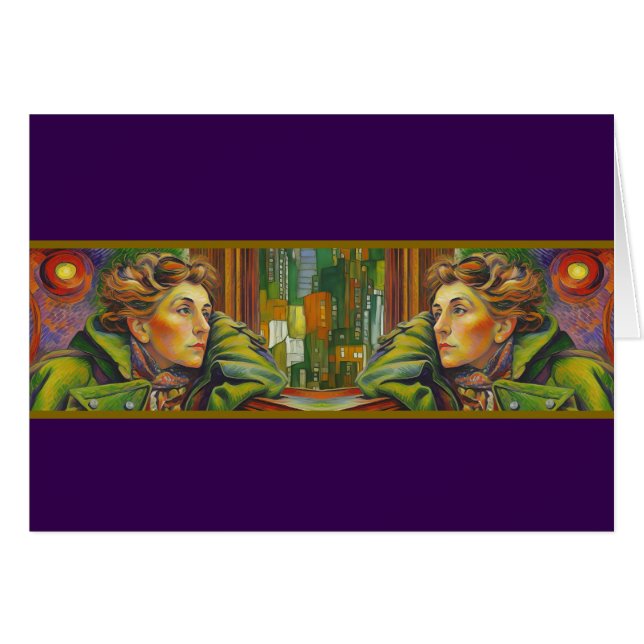 Cartão Contemplating their situation Mug (Frente Horizontal)