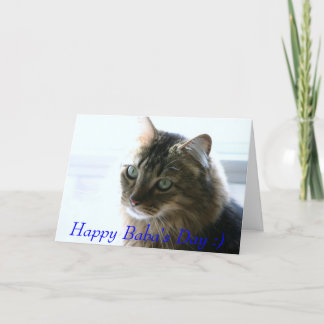 Cartão contentamento, Feliz Dia da Baba :)