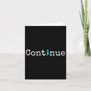 Cartão Continuar - Consciência da Saúde Mental