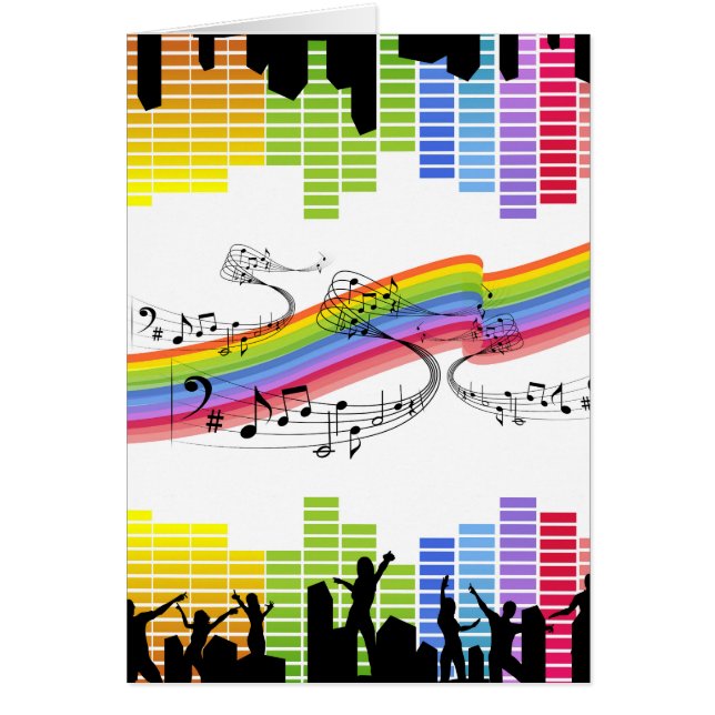 Cartão Continue dançando (Frente)