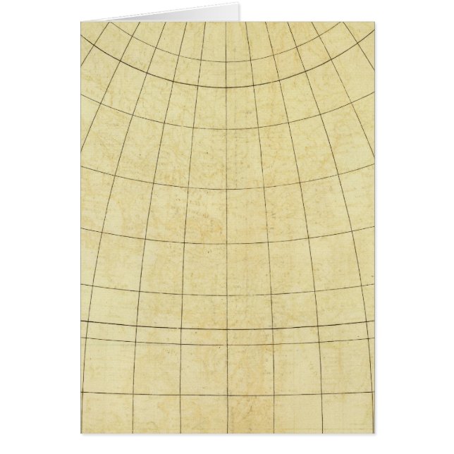 Cartão Contorno da Ásia (Frente)