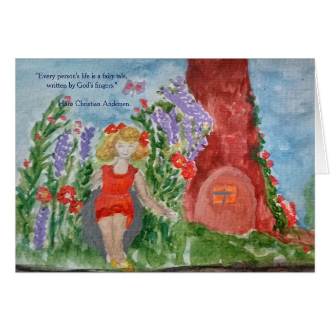 Cartão contos de fadas (Frente Horizontal)