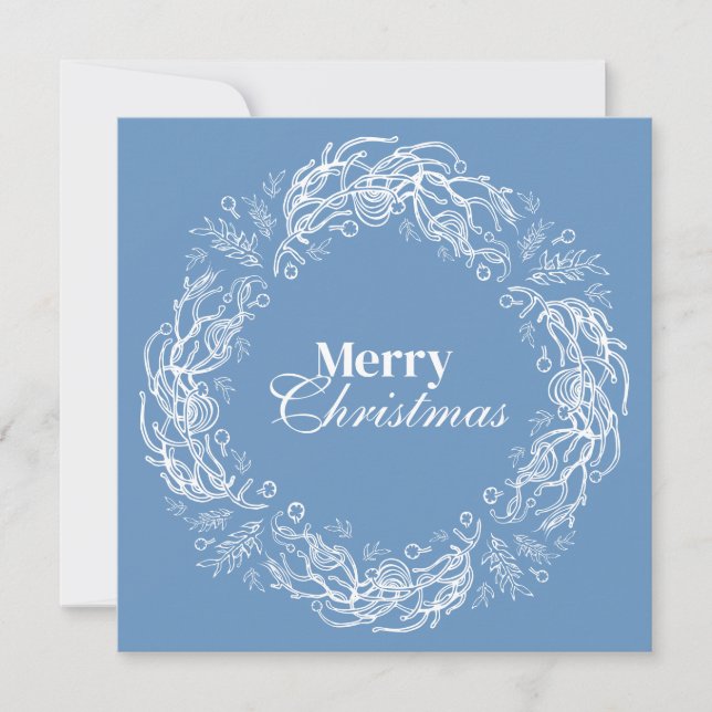 Cartão Contos de Fadas das Férias de Inverno. (Frente)