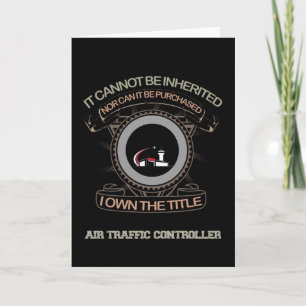 Cartão Controlador de tráfego aéreo