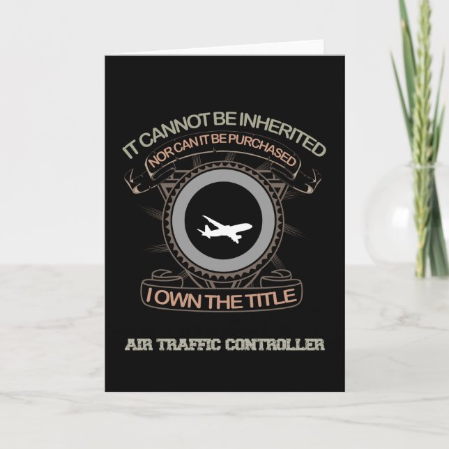 Cartão Controlador de tráfego aéreo (Frente)