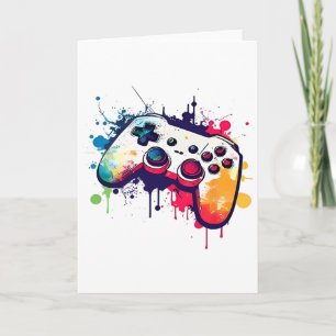 Cartão Controlar Todas As Coisas Do Gamer De Controlador 