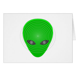 Cartão Controle da cabeça da alienígena