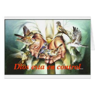 Cartão Controle do en do esta de Dios