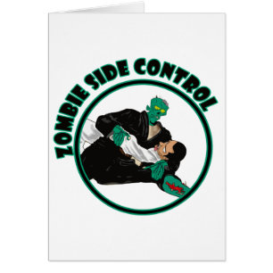 Cartão Controle lateral do zombi