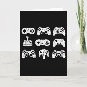 Cartão Controle Todas as Coisas Controle de Video Game Jo