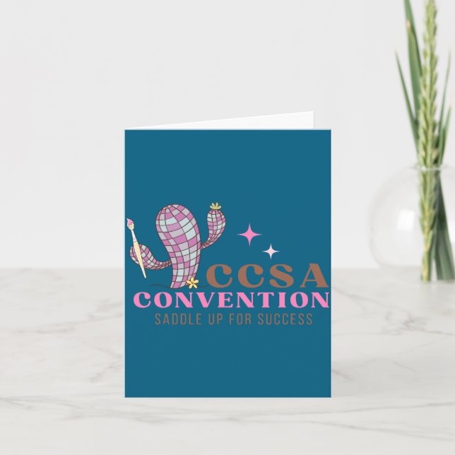 Cartão Convenção da Ccsa de 2025 (Frente)