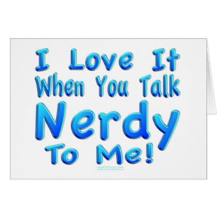 Cartão Conversa Nerdy a mim