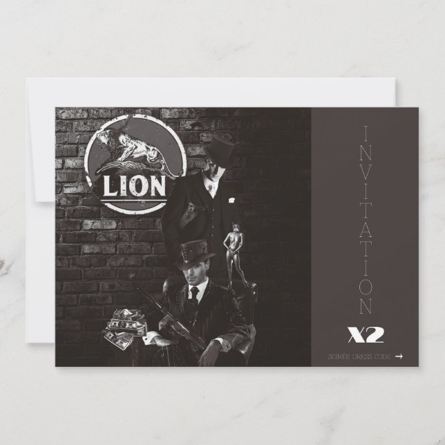 CARTÃO CONVITE ORIGIN X2 DRESS CODIFICA PROIBIÇÃO (Frente)