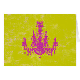 Cartão ~ / Convites para o Coco Chandelier