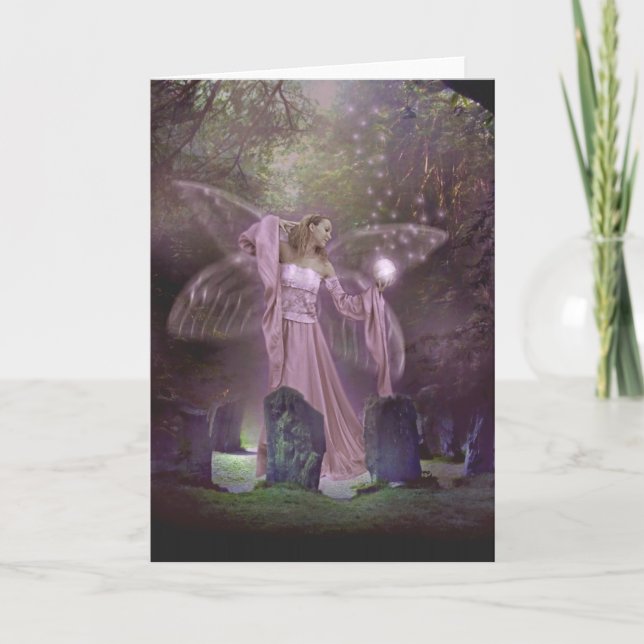 Cartão Convocando Fadas (Frente)