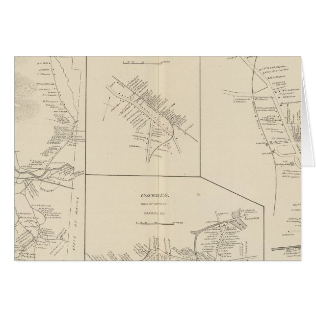 Cartão Conway, N. Conway PO (Frente Horizontal)