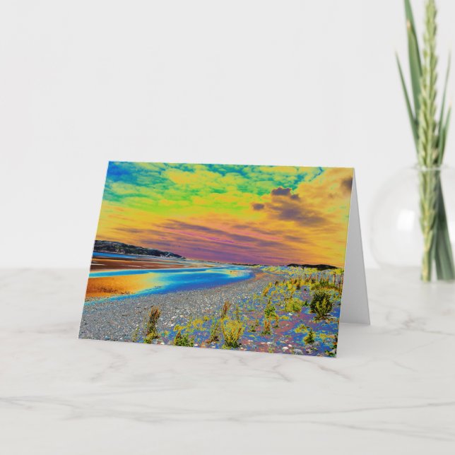 Cartão Conwy Sands (Frente)