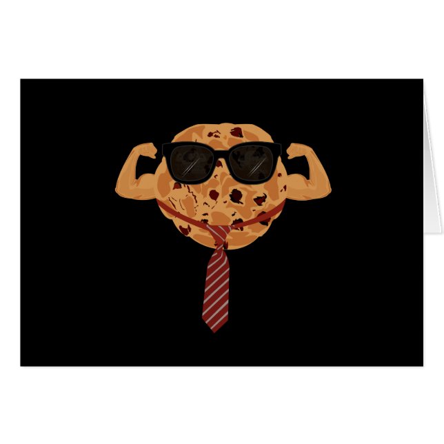 Cartão Cookie difícil - Legal (Frente Horizontal)