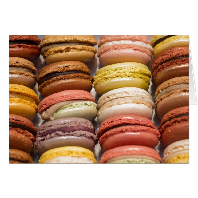 Cartão Cookies Preenchidos do Crème (Frente Horizontal)