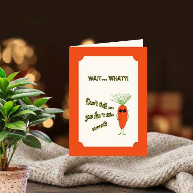 Cartão Cool Carrot Squad Collection Birthday (Criador carregado)