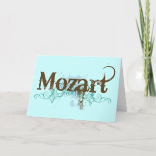 Cartão Cool Classical Mozart Card