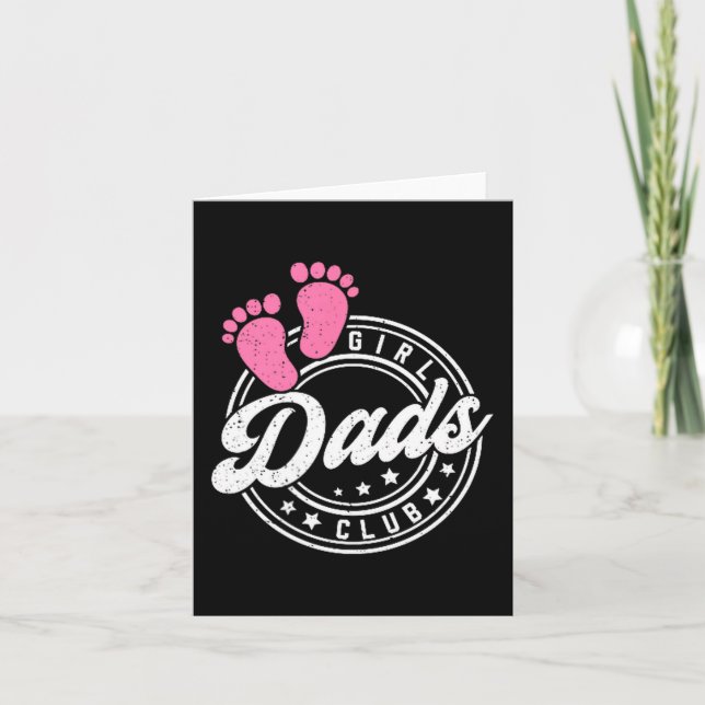 Cartão Cool Dads Club Father's Day From Daughter Funny Da (Frente)