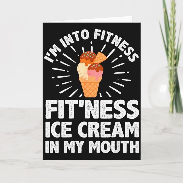 Cartão Cool Ice Cream Costume For Men Women Dessert Ice C (Frente)