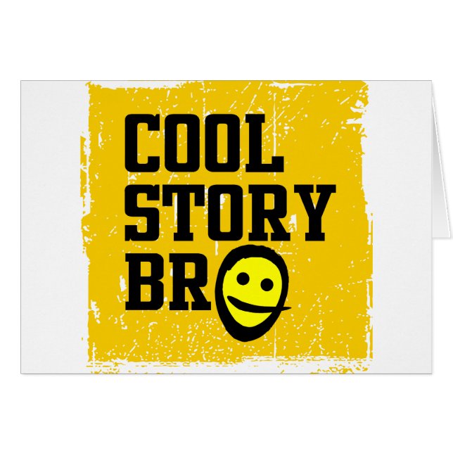 Cartão Cool Story Bro (Frente Horizontal)