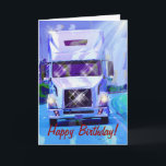 Cartão COOL TRUCK Funny Trucker Birthday Cards<br><div class="desc">If you love Trucks and Truckers the way we do,  you are going to love this cool range of Special Occasion Truck-themed Gifts 'n Gear to Go!</div>